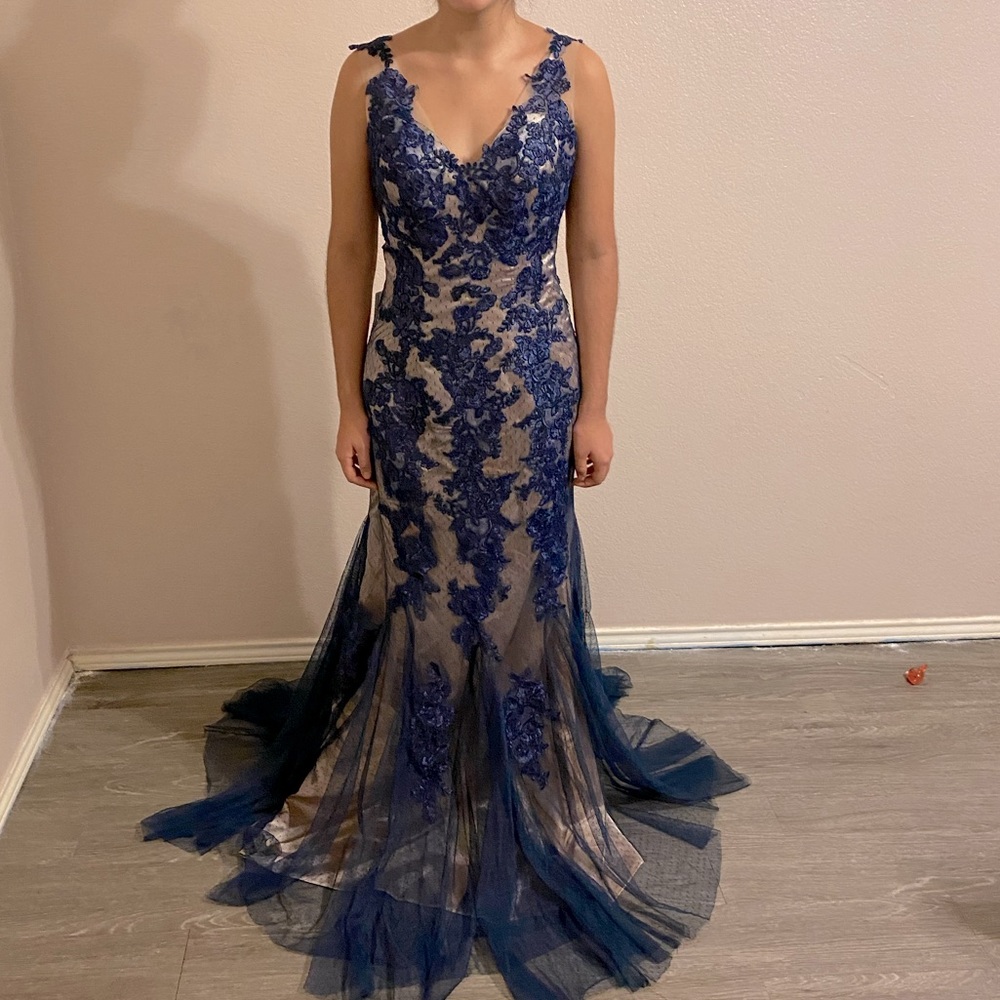Beautiful mermaid style evening gown